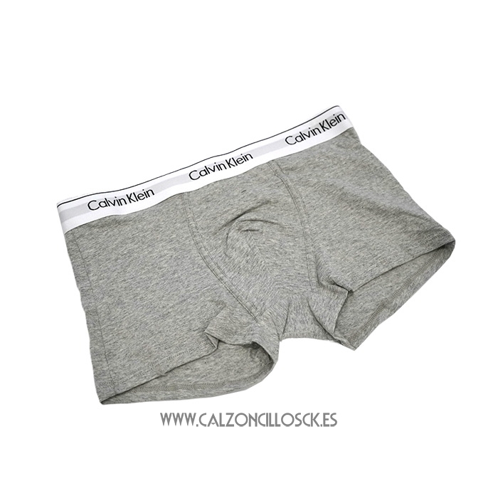 Nuevo Boxer Calvin Klein Hombre 365 Blanco Gris2